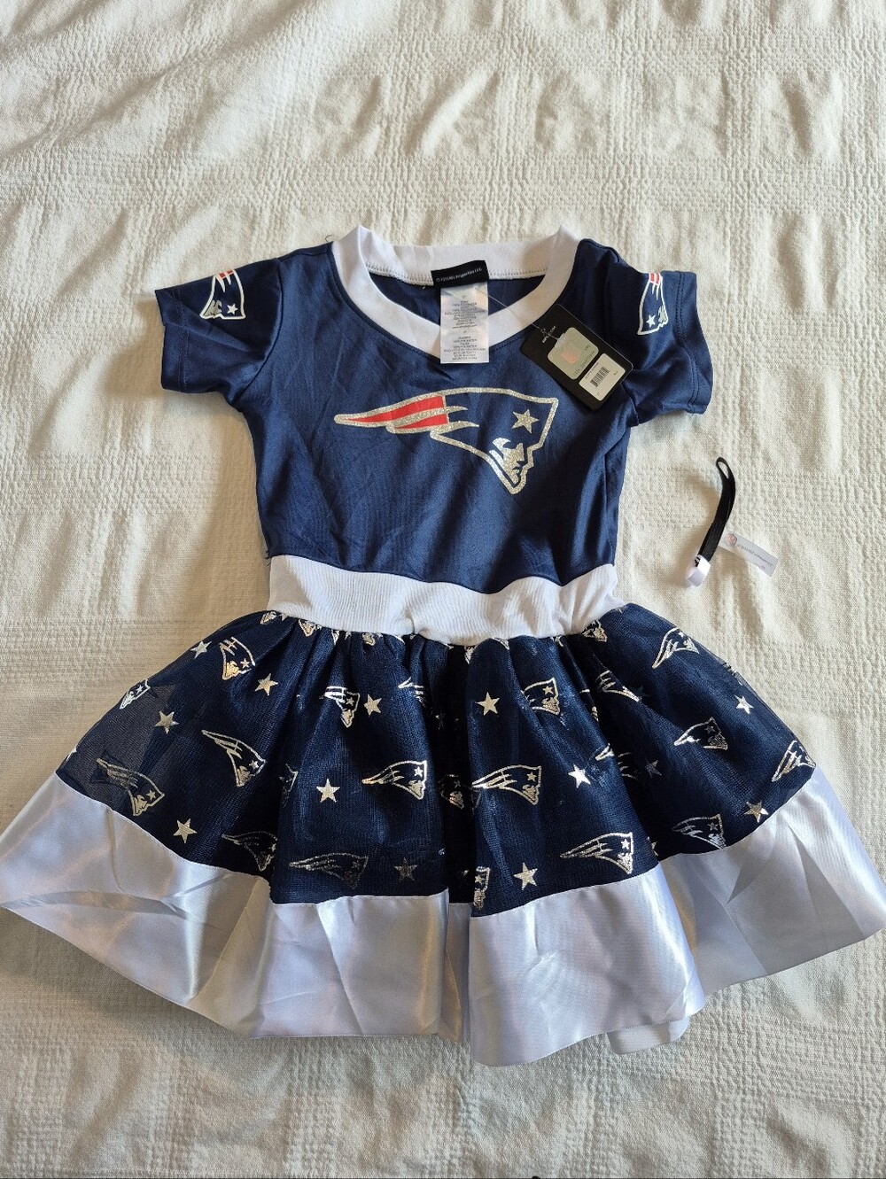 New England Patriots girls 2T costume dress NWT
